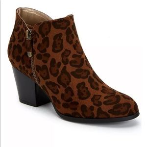 Leopard Print Ankle Booties | Poshmark